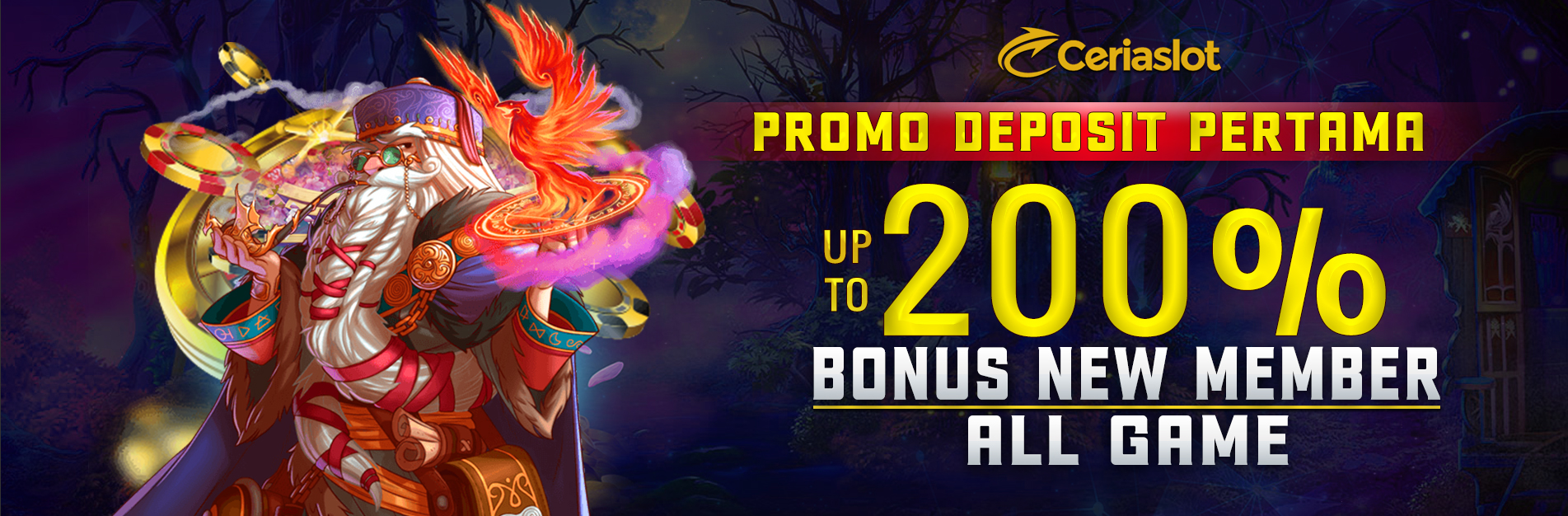 BONUS MEMBER BARU 200%