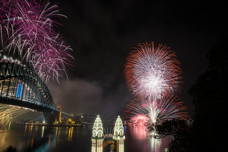 Sydney Harbour Bridge fireworks