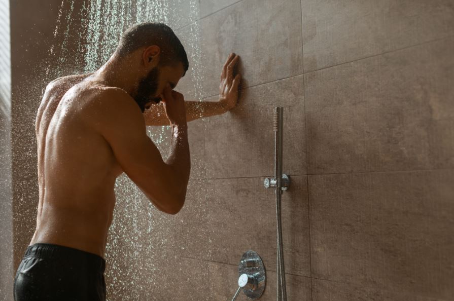 Hot guy in shower