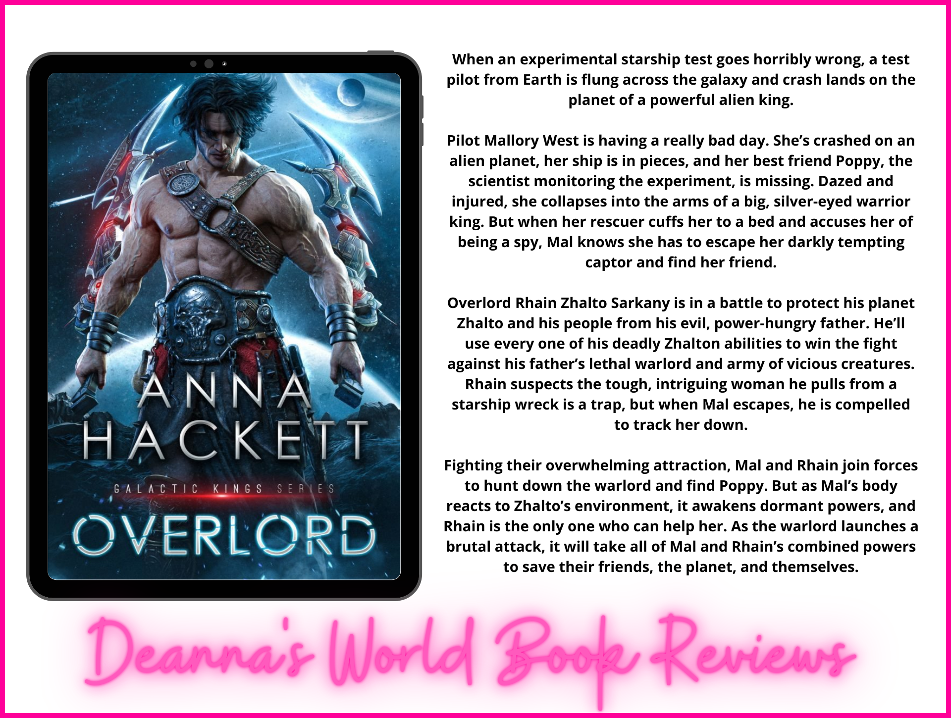 Overlord by Anna Hackett blurb