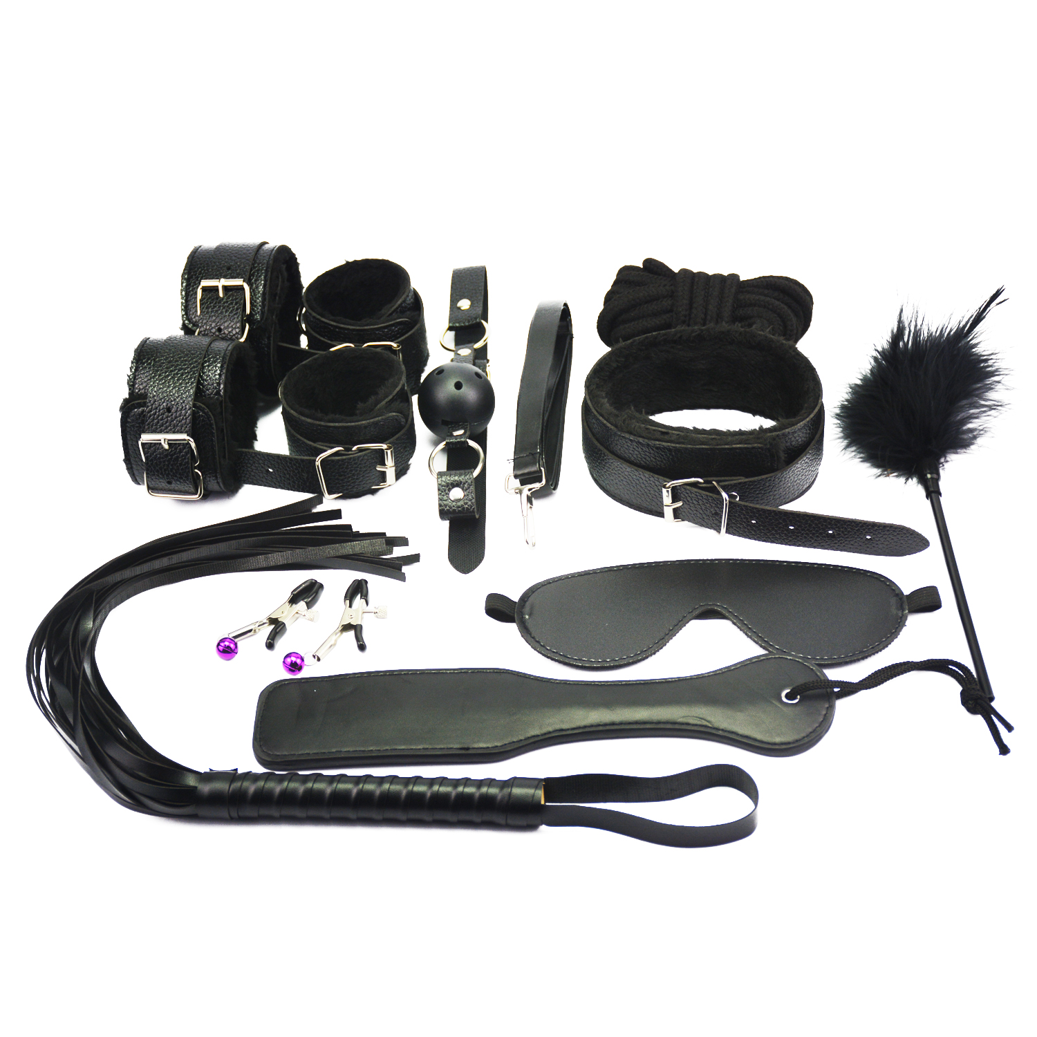 Bondage Restraint Set Handcuffs Suit Kit Cuffs Fetish Bed Bdsm Exciting Sex Toy Ebay 3886