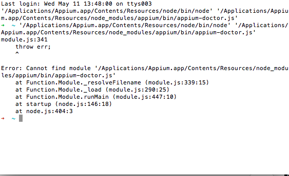 start appium server command line