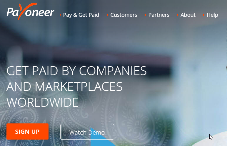 how to use payoneer to receive royalties worldwide