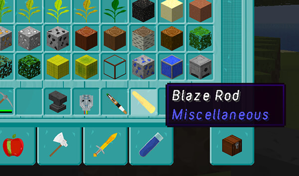 Separate blaze rod and sonic textures