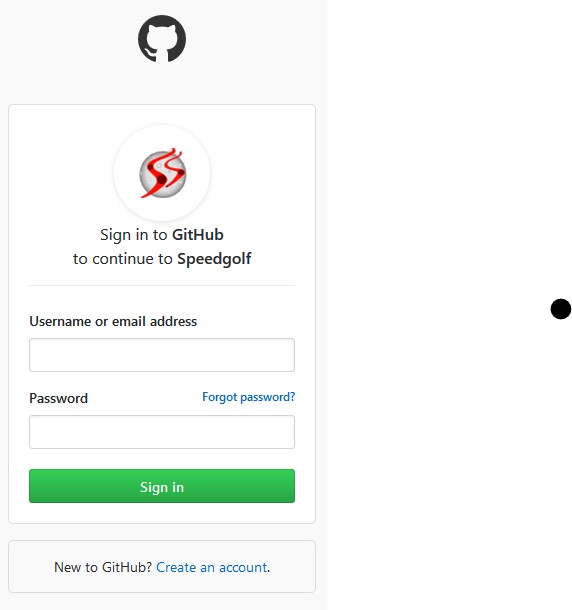 GitHub OAuth sign-in