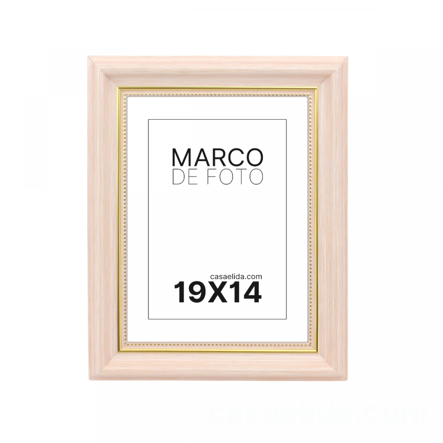Marco de foto rosado, 25x20.5cm, madera mdf