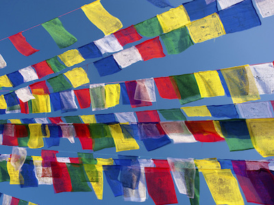 Nepali prayer flags