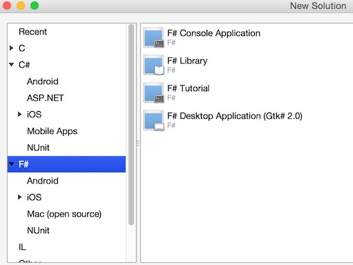 Available F# Projects