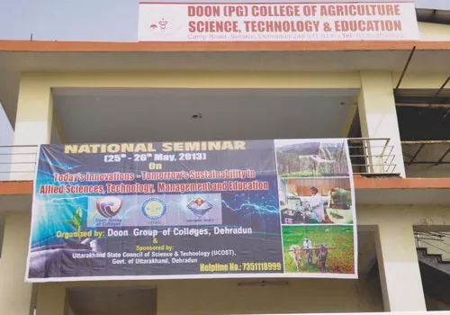 Doon Post Graduate College of Agriculture Science and Technology Image