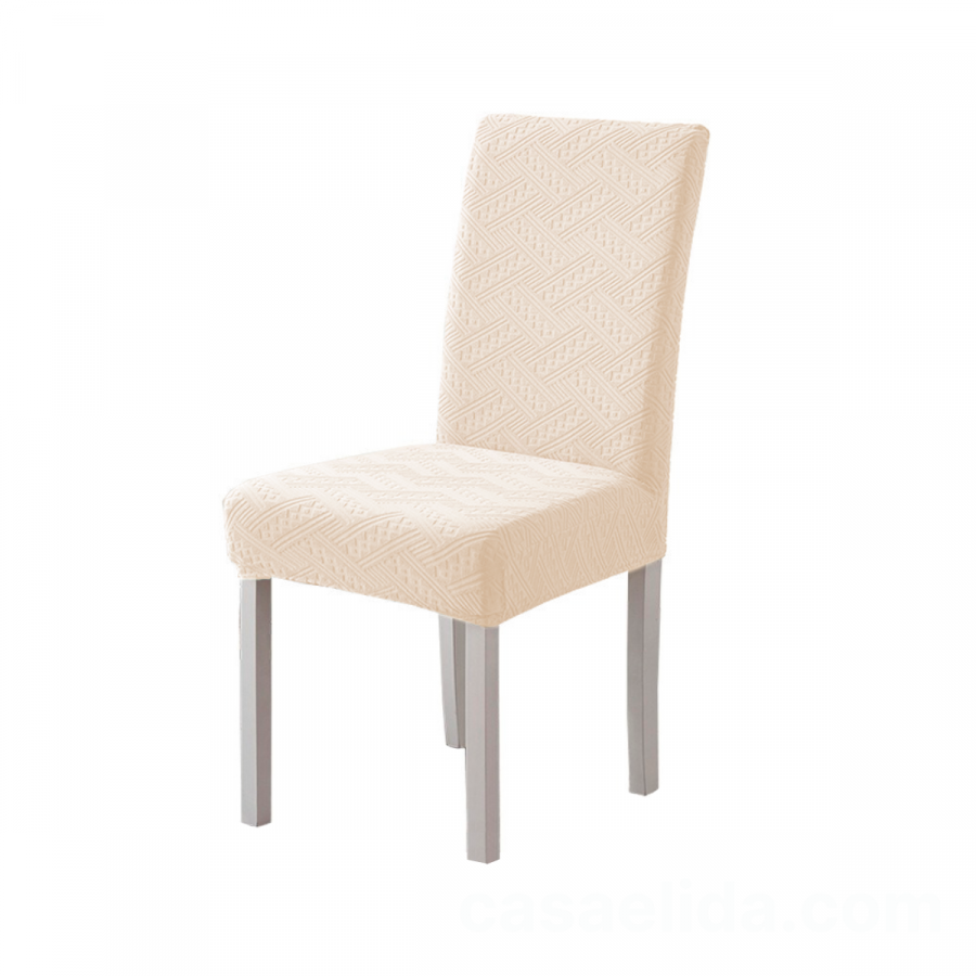 Funda para silla ajustable poliéster, beige