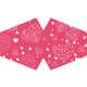 face mask - pink hearts