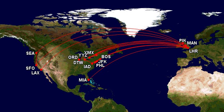 BA 747 Network North America Dec80
