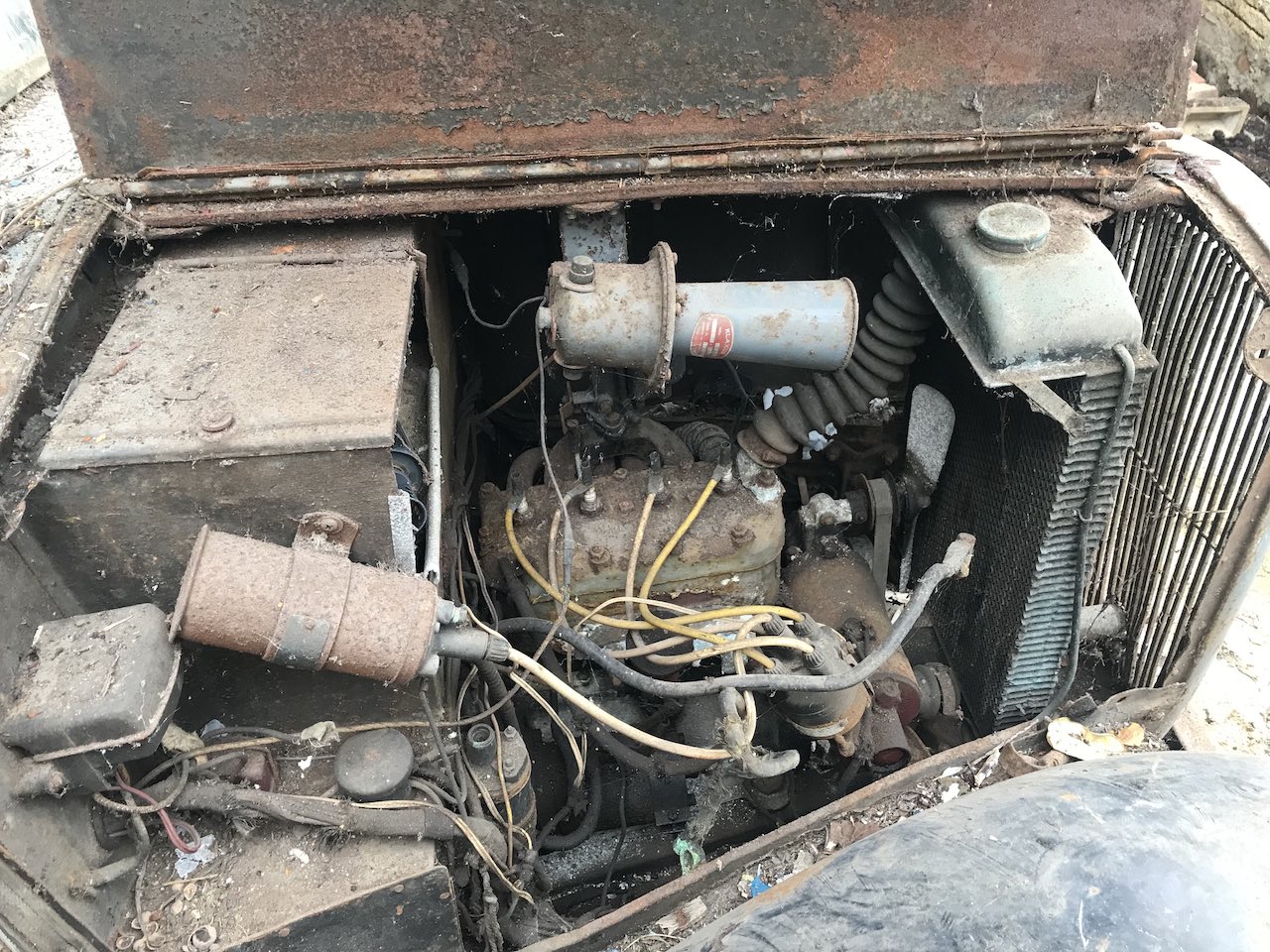 96 Club discovers 1936 Austin 7 Open Tourer in London shed