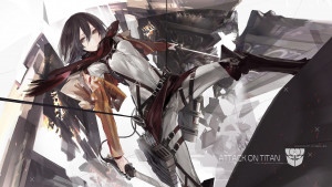 Wallpaper Attack On Titan anime girls 365