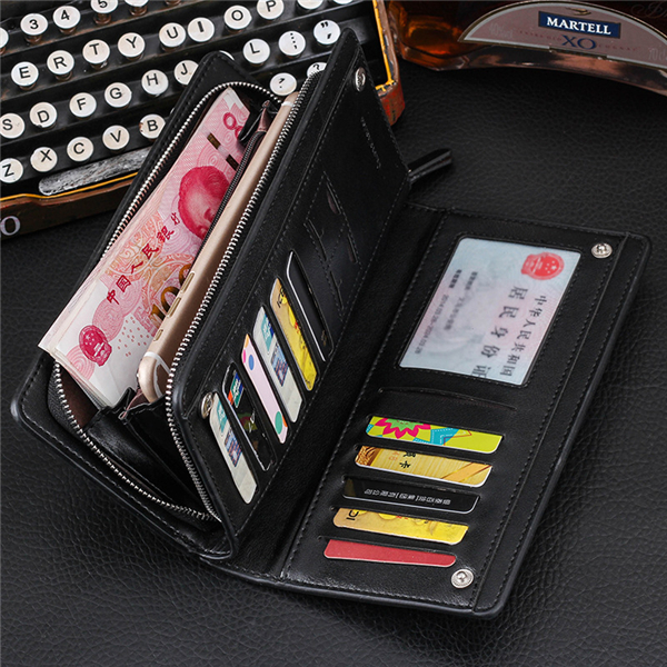 Cases, Covers & Skins - 11 Card Slot SIM Card Slot Zipper Bag PU ...