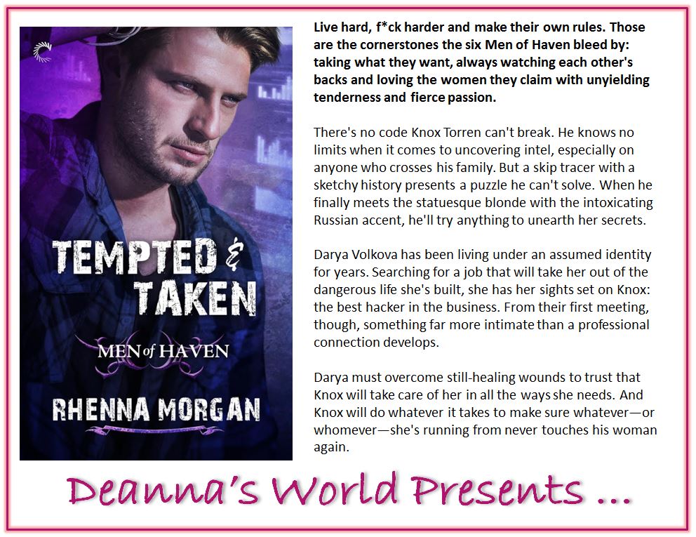 Tempted and Taken by Rhenna Morgan blurb