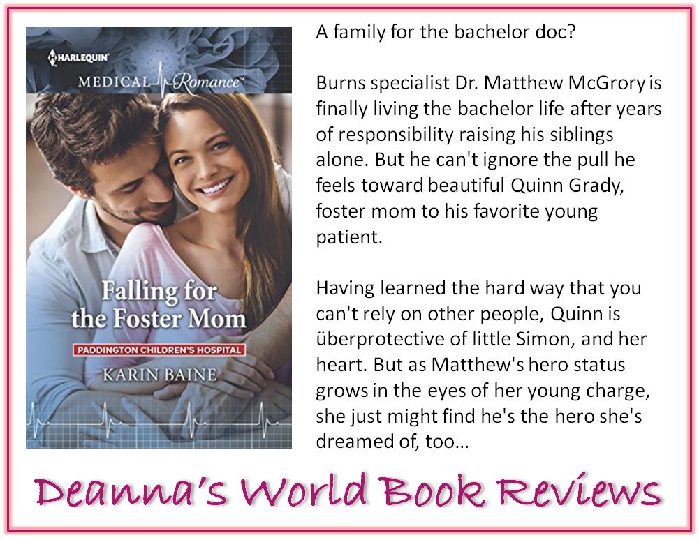 Falling For The Foster Mom by Karin Baine blurb