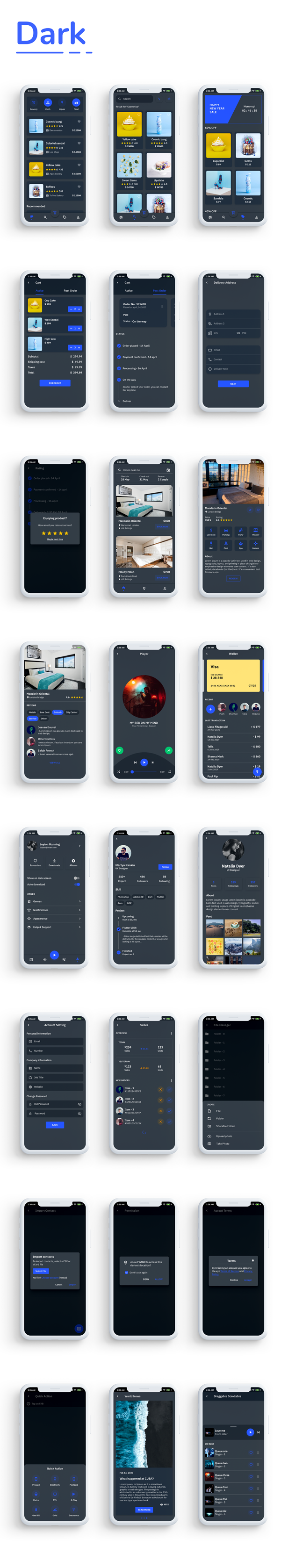 FlutKit - Flutter UI Kit - 31