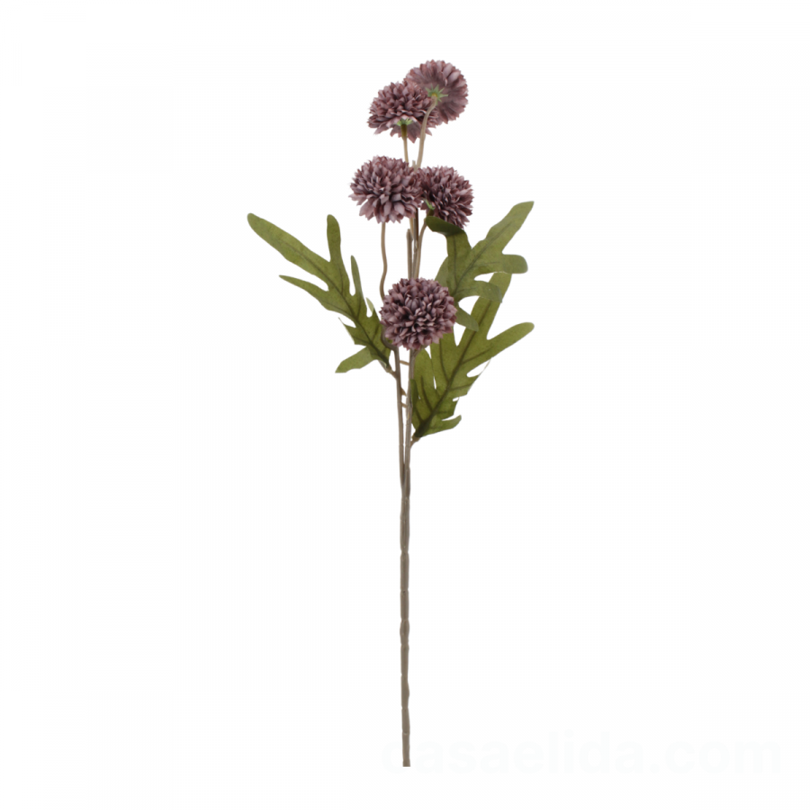 Crisantemo artificial morado, 50cm
