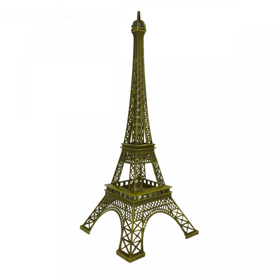 Figura decorativa torre eiffel, 48cm, acero