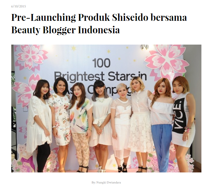 shiseido indonesia