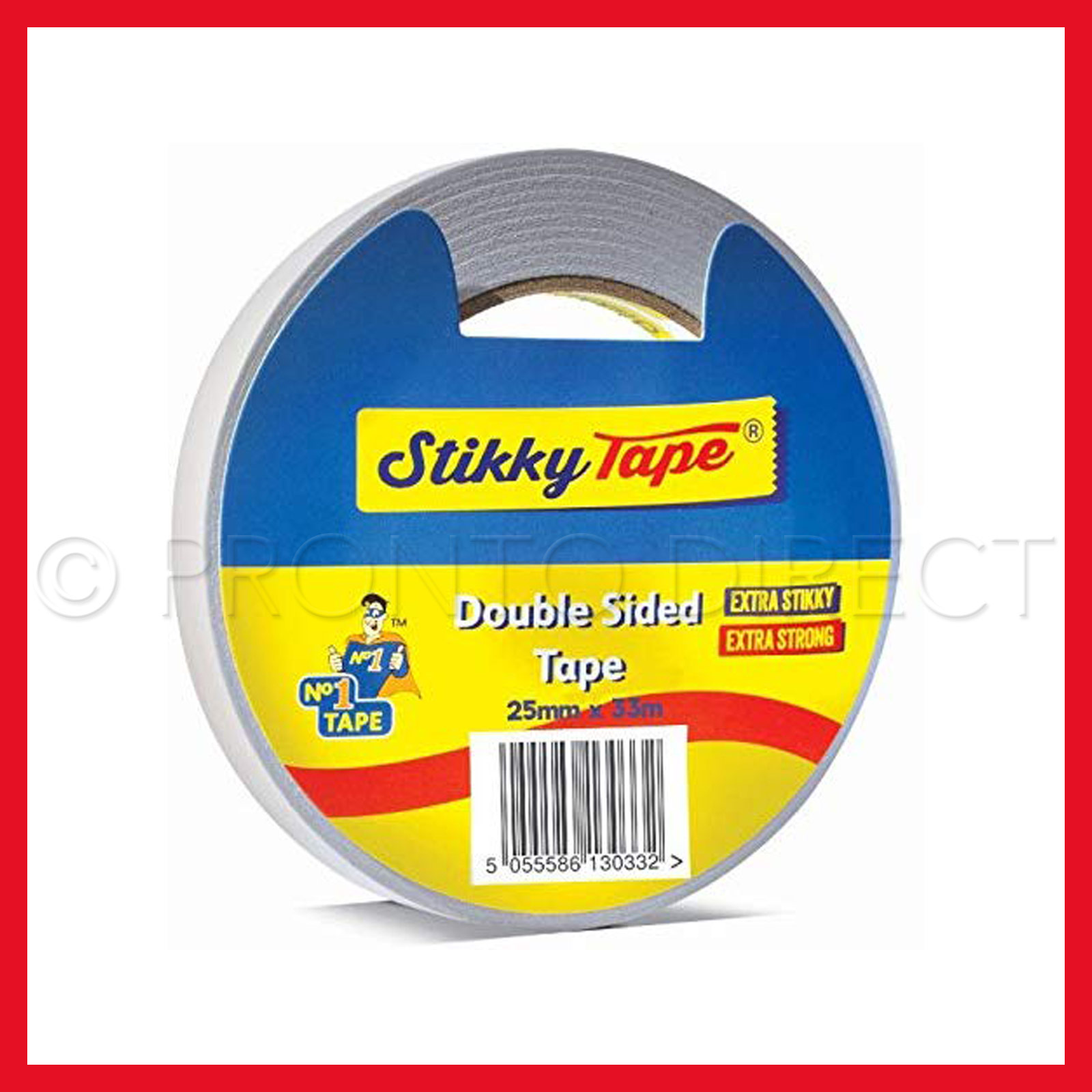 Double Sided Tape Clear Sticky DIY Strong Craft Adhesive 12mm 25mm 50mm 33M REEL - Picture 8 of 10