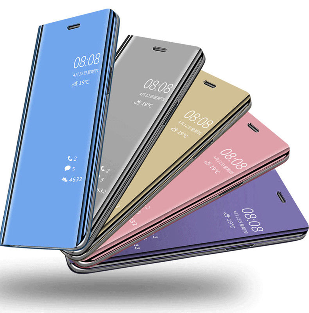 Smart View Mirror Leather Flip Stand Case Cover For Huawei P20 Pro Lite Plus P10 Smart View Mirror Leather Flip Stand Case Cover For Huawei P20 Pro Lite Plus P10