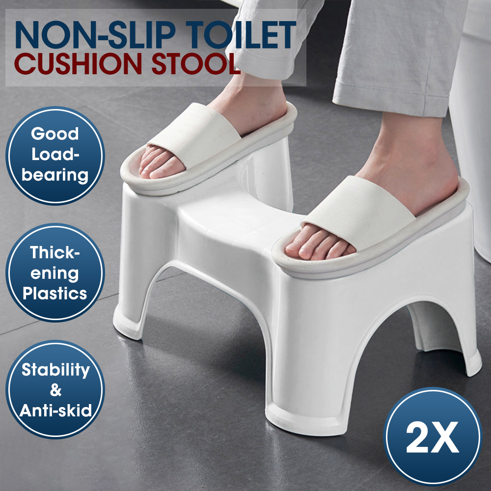 Toilet Step Stool Bathroom Potty Squat Aid For Constipation Relief | EBay