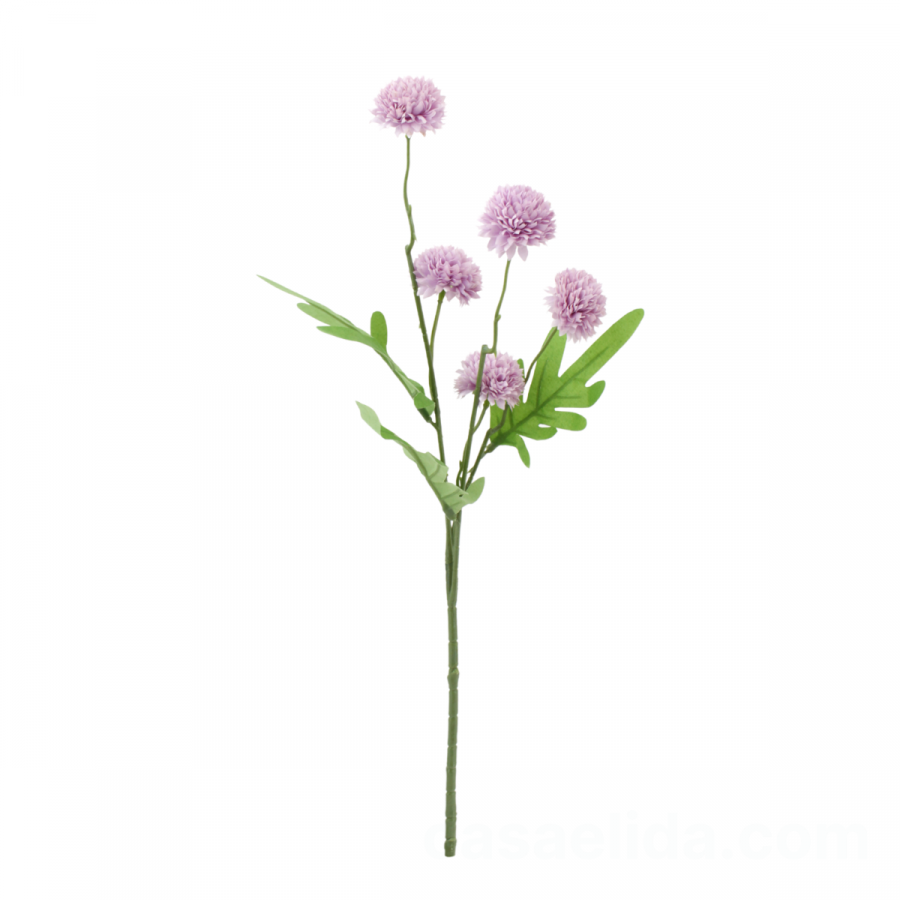 Crisantemo artificial morado claro, 50cm