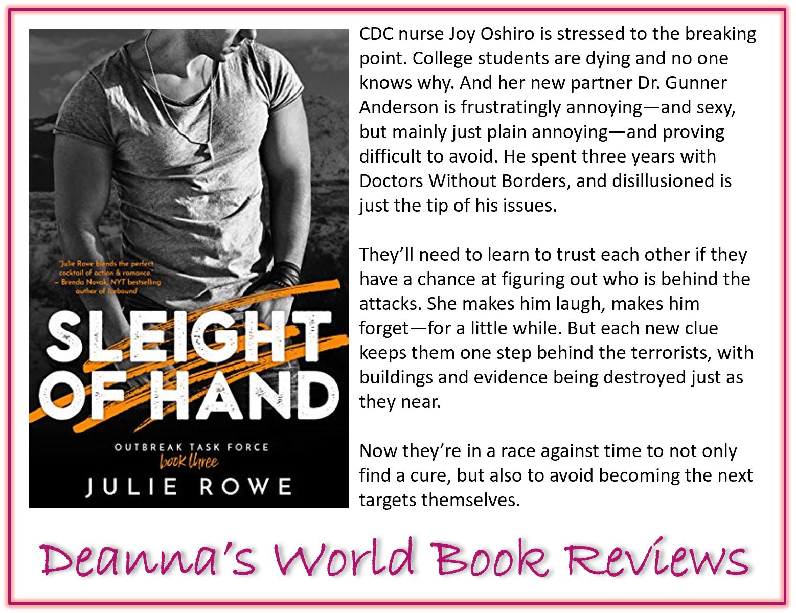 Sleight of Hand by Julie Rowe blurb