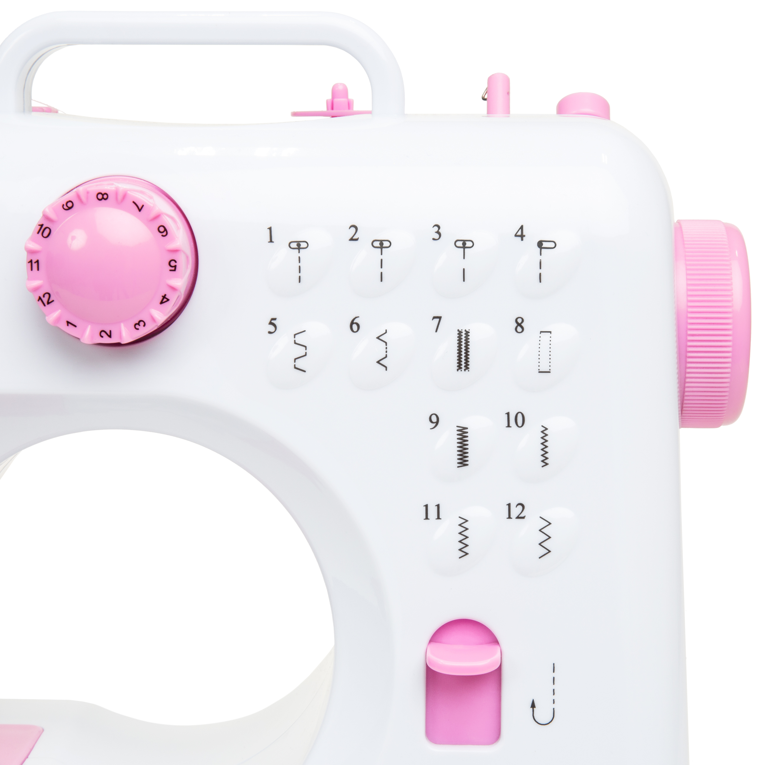 BCP 6V Compact Foot Pedal Sewing Machine w/ 12 Stitch Patterns eBay