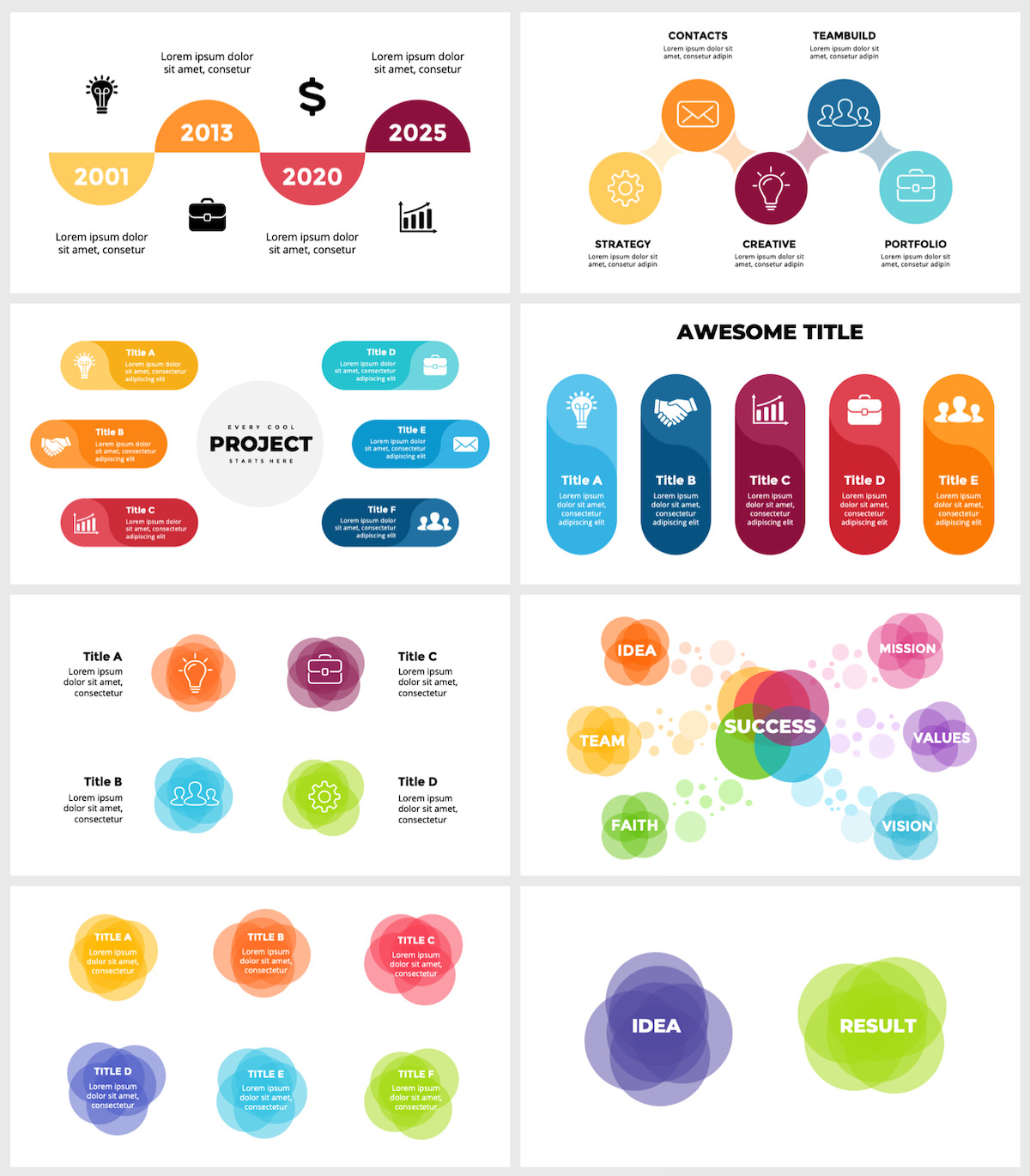 Huge Infographics Bundle! Lifetime Updates! PowerPoint, Photoshop, Illustrator. - 56