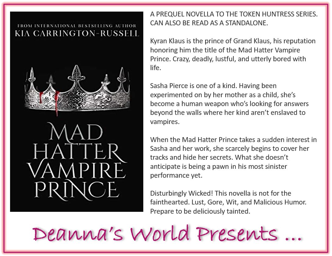 Mad Hatter Vampire Prince by Kia Carrington-Russell blurb