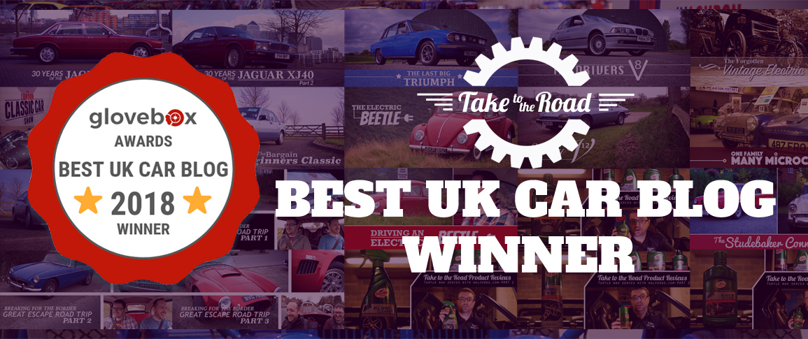 Take to the Road selected as one of the Best UK Car Blogs 2018