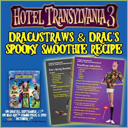 Hotel Transylvania 3 DVD & Pillowcase Giveaway