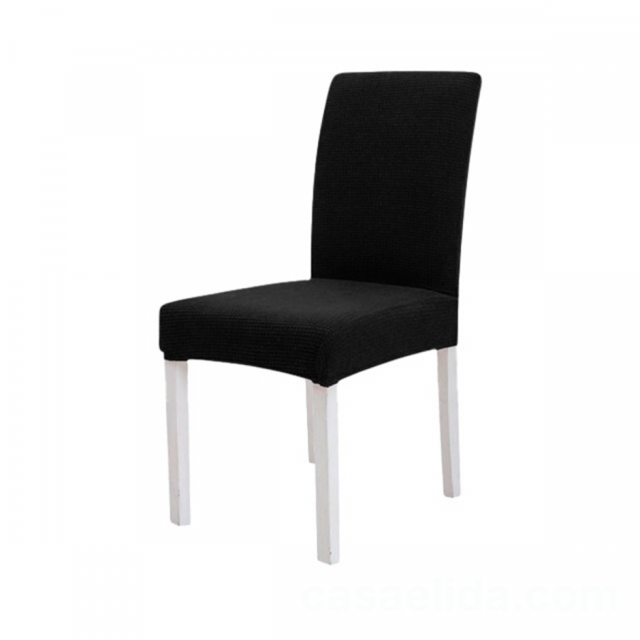 Funda para silla ajustable negro, poliéster