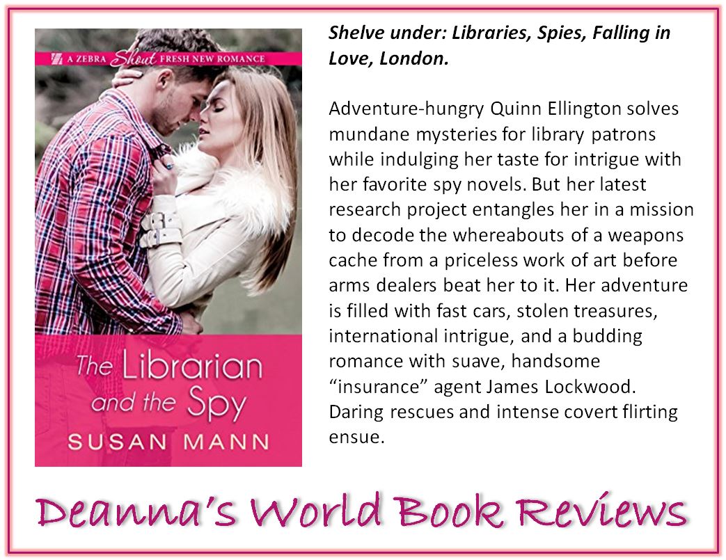 The Librarian and The Spy by Susan Mann blurb