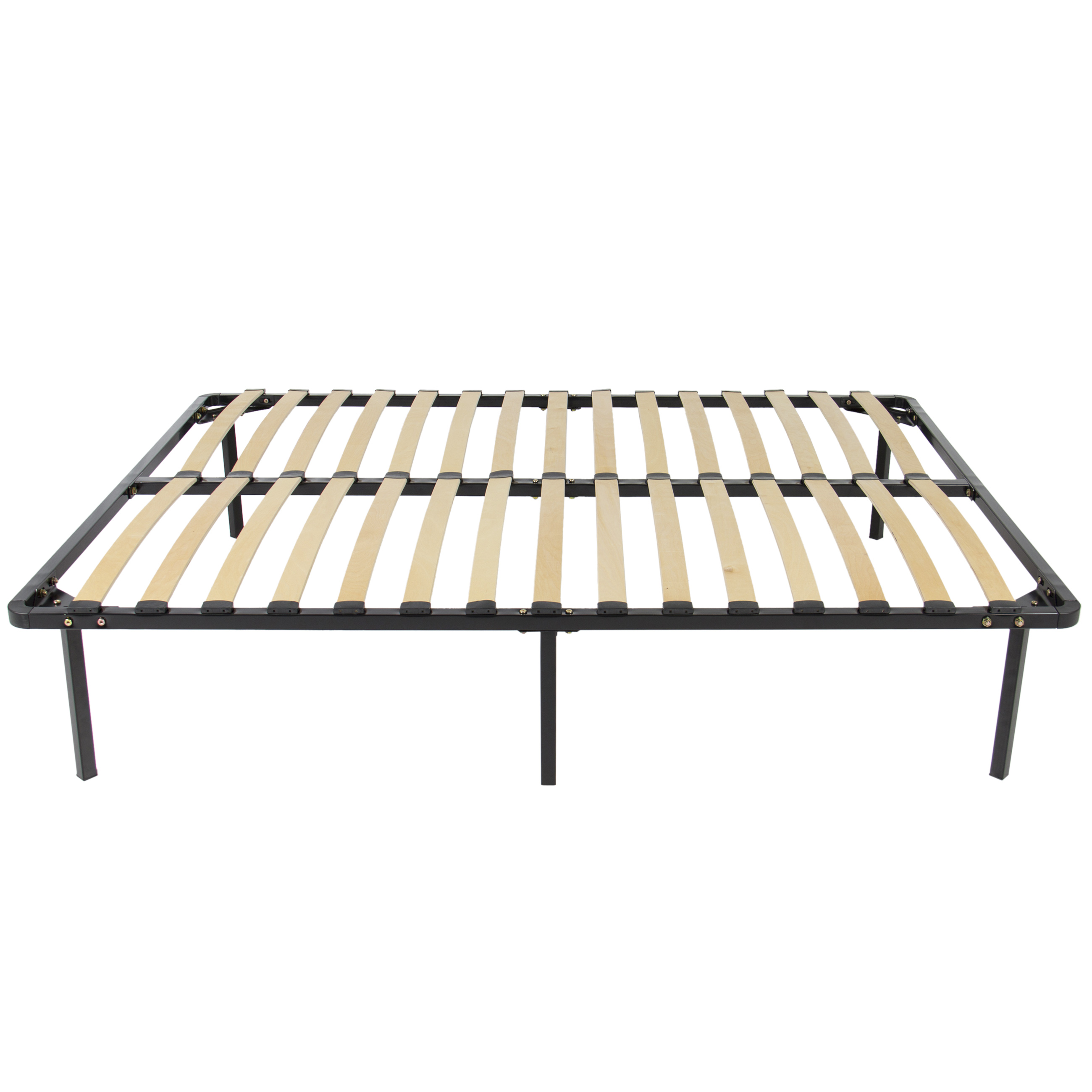 BCP Queen Metal Bed Frame w/ Wooden Slats 810010025852 eBay