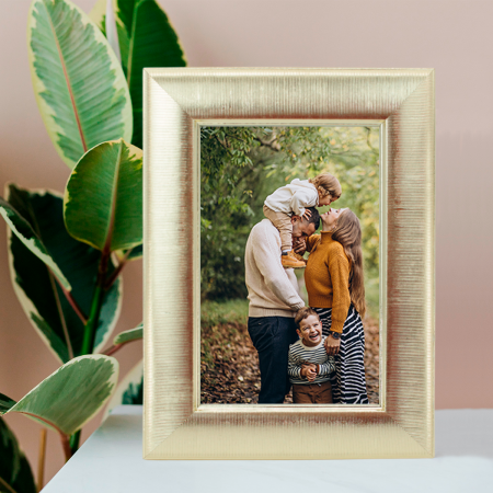 Marco de foto dorado, 25.5x20.5cm, pvc