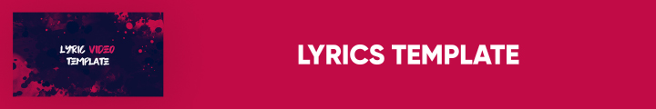 Lyrics Template | Hand Drawn Style - 4