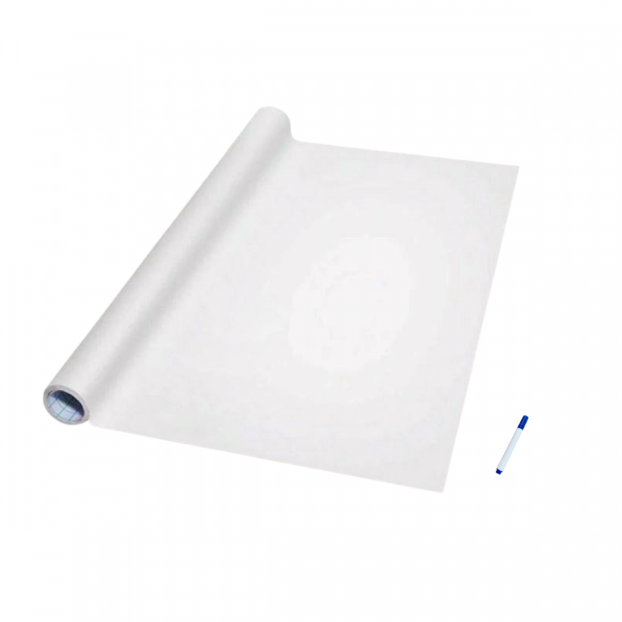 Rollo de pizarra adhesiva blanco, 90x200cm