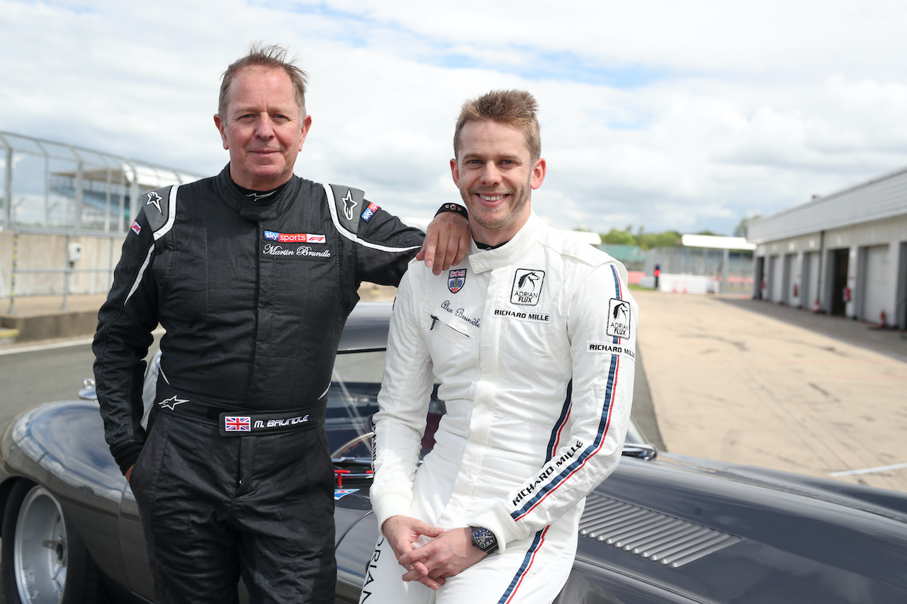 Martin and Alex Brundle to race Jaguar E-type at The Classic