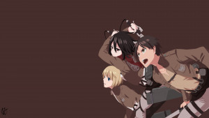 Wallpaper Attack On Titan anime 141
