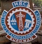 M.B.C. Institute Of Engineering And Technology