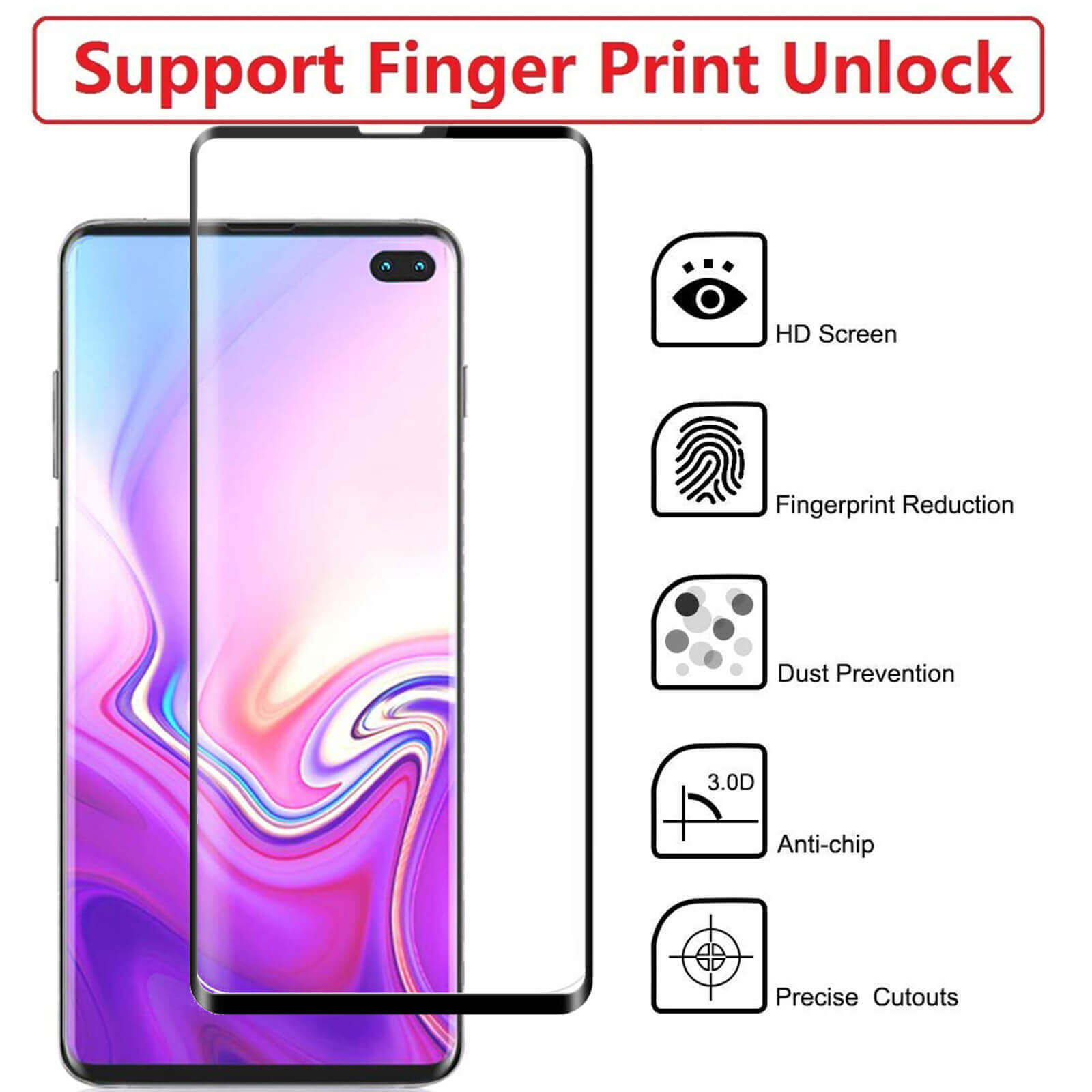 galaxy s10 plus front glass replacement