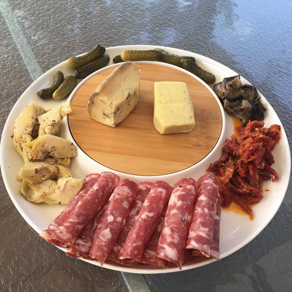 Cheese and antipasto platter