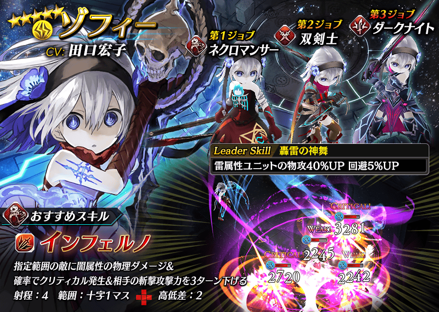 【タガタメ】ゾフィーは強い？評価と運用まとめ