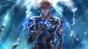 Wallpaper One Punch Man Genos 18