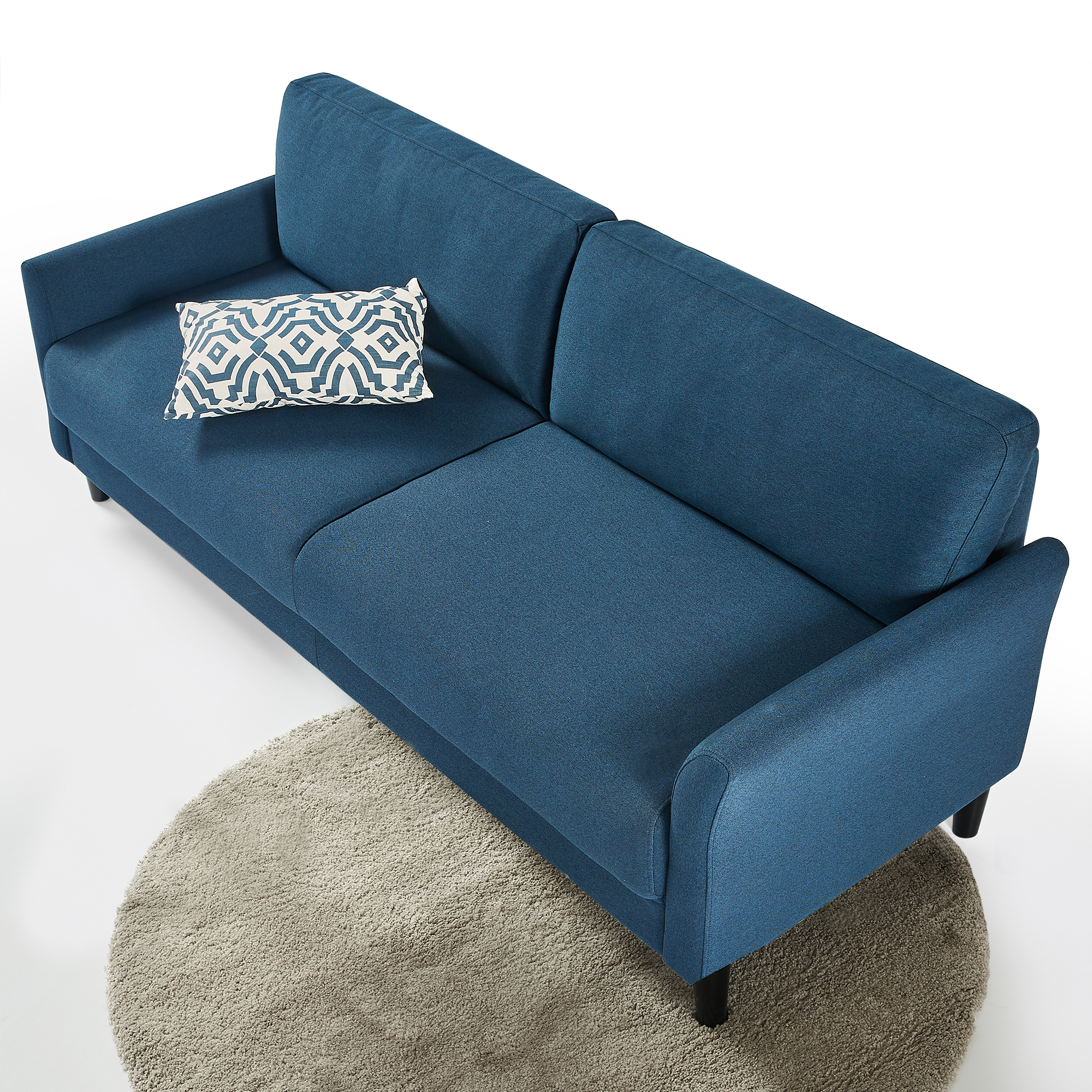 Zinus Sofa Couch Collection Fabric Leather with Ottoman and Armchair - Picture 19 of 24