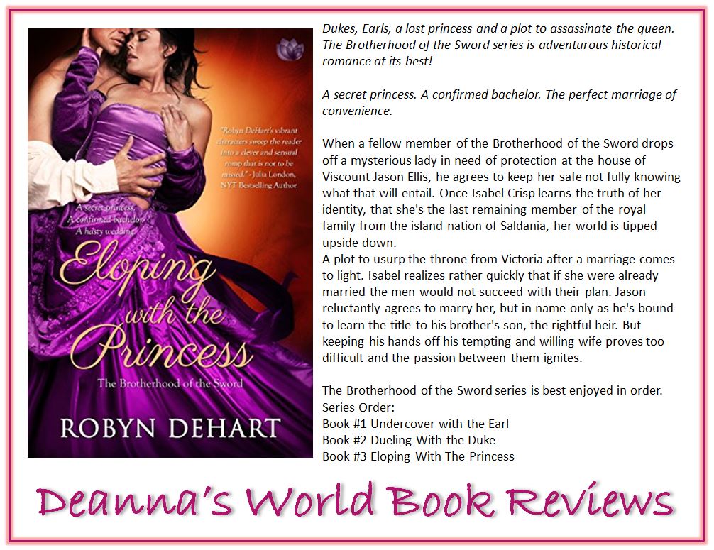 Eloping With the Princess by Robyn DeHart blurb